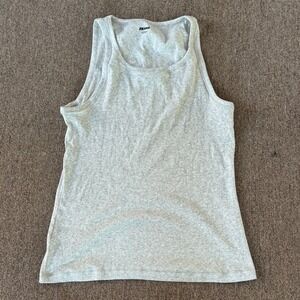 Skims Mens Ribbed Tank Top Light Heather Gray 2X TP-TNK-5788M